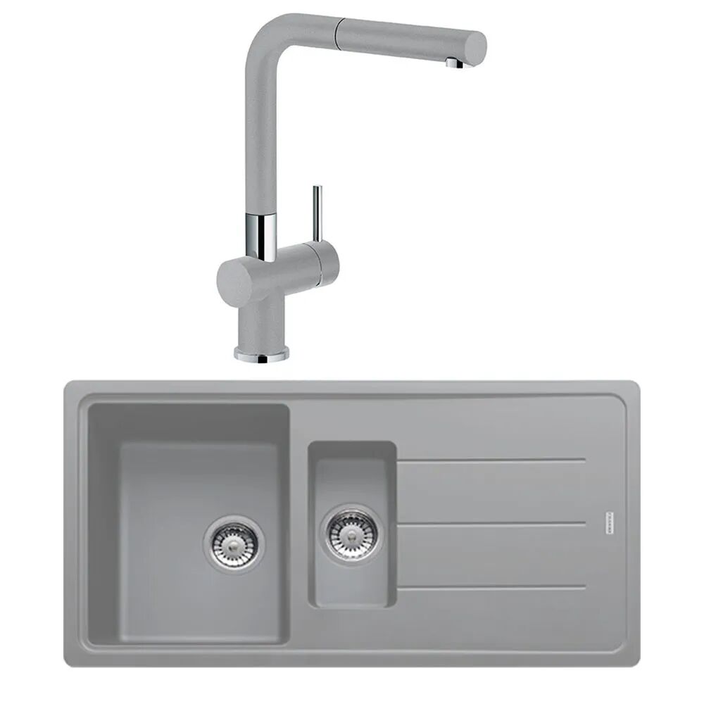 FRANKE BASIS BFG 651-97 1,5 GÖZLÜ GRANİT EVİYE VE BATARYA KAMPANYA STONE GREY