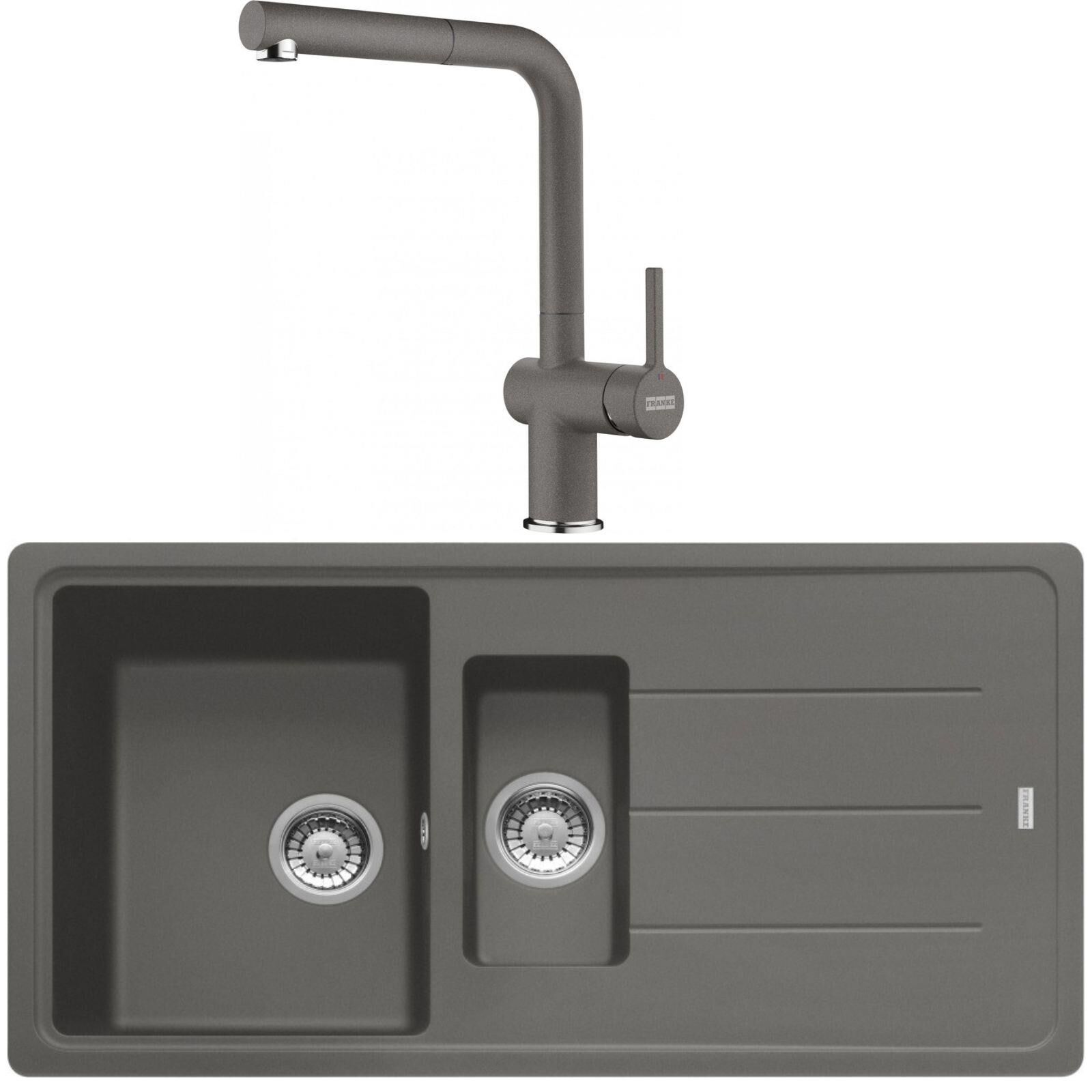 FRANKE BASIS BFG 651-97 1,5 GÖZLÜ GRANİT EVİYE VE BATARYA KAMPANYA SLATE GREY