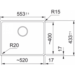 FRANKE MARIS MRG 110-52 GRANİT EVİYE  BATARYA VE SABUNLUK KAMPANYA NERO