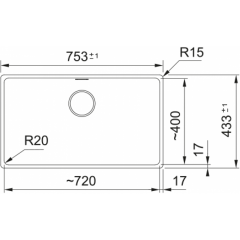 FRANKE MARIS MRG 110-72 GRANİT EVİYE ARMATÜR VE SIVI SABUNLUK KAMPANYA NERO