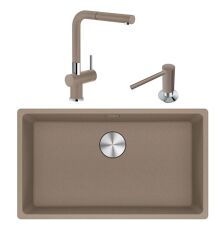 FRANKE MARIS MRG 110-72 GRANİT EVİYE ARMATÜR VE SIVI SABUNLUK KAMPANYA OYSTER
