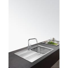 Franke Smart SRX 611-86 Sol Damlalıklı Çelik Eviye