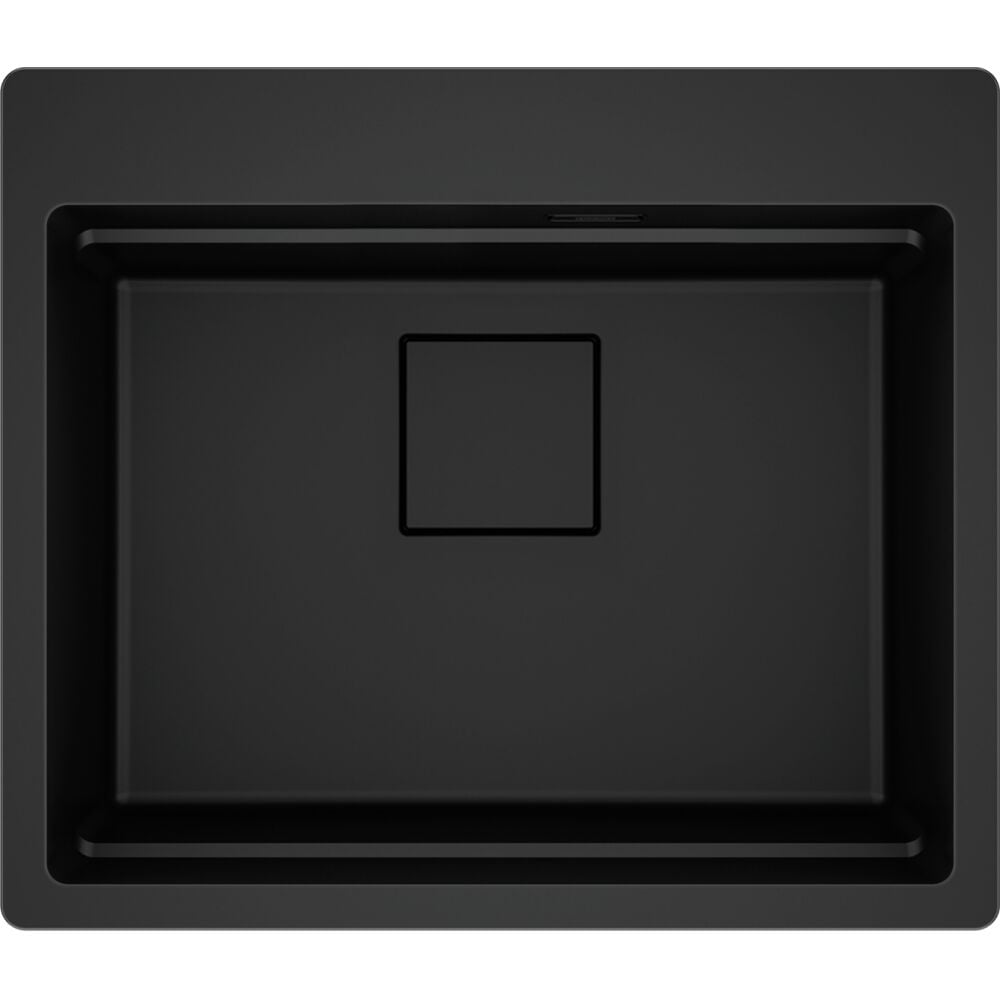 FRANKE KUBUS 2 PRO KNG 610-53 TEK GÖZLÜ GRANİT EVİYE MATT BLACK