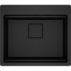 FRANKE KUBUS 2 PRO KNG 610-53 TEK GÖZLÜ GRANİT EVİYE MATT BLACK