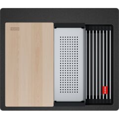 FRANKE KUBUS 2 PRO KNG 610-53 GRANİT EVİYE NERO