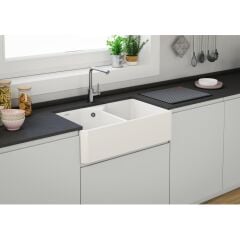 FRANKE BELFAST BFK 720-36-36 2 GÖZLÜ FRACERAM EVİYE