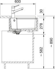 FRANKE BELFAST BFK 720-36-36 2 GÖZLÜ FRACERAM EVİYE