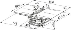FRANKE FMY 8352 BA R HI DAVLUMBAZ ENTEGRELİ OCAK