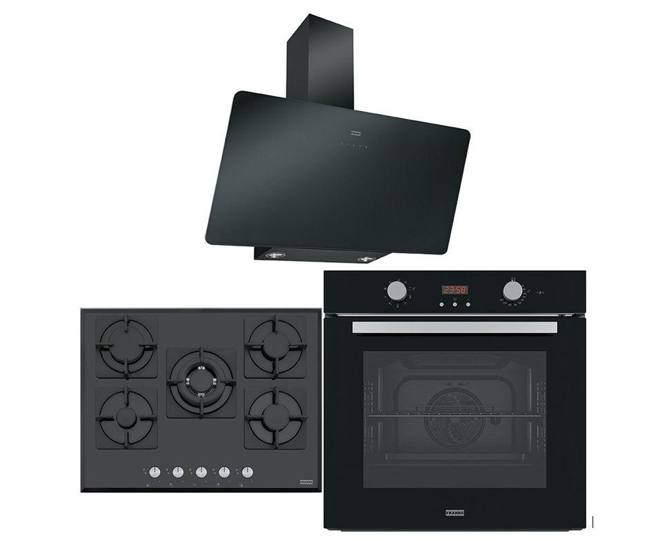 FRANKE SİYAH CAM 70'LİK SET