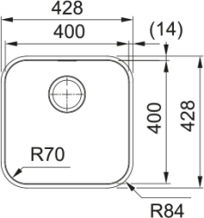 CELIK EVYE SMART SRX 110-40 TEK GÖZLÜ TEZGAH ALTI