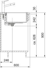 CELIK EVYE MYTHOS MASTERPIECE BXM 210/110-50 TEK GÖZLÜ DAMLALIKSIZ GOLD
