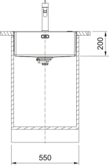CELIK EVYE MYTHOS MASTERPIECE BXM 210/110-50 TEK GÖZLÜ DAMLALIKSIZ GOLD