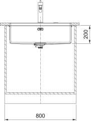 CELIK EVYE MYTHOS MASTERPIECE BXM 210/110-68 TEK GÖZLÜ DAMLALIKSIZ ANTRASIT