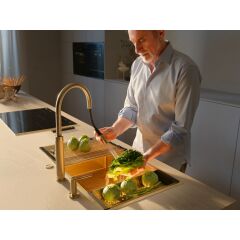 EVYE AKSESUARI Yarım Hazne Süzgeci Gold