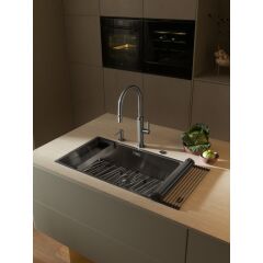 EVYE AKSESUARI Yarım Hazne Süzgeci Antrasit