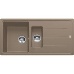 FRAGRANIT EVYE BASIS BFG 651 OYSTER 1.5 GÖZLÜ SAĞ/SOL DAMLALIKLI